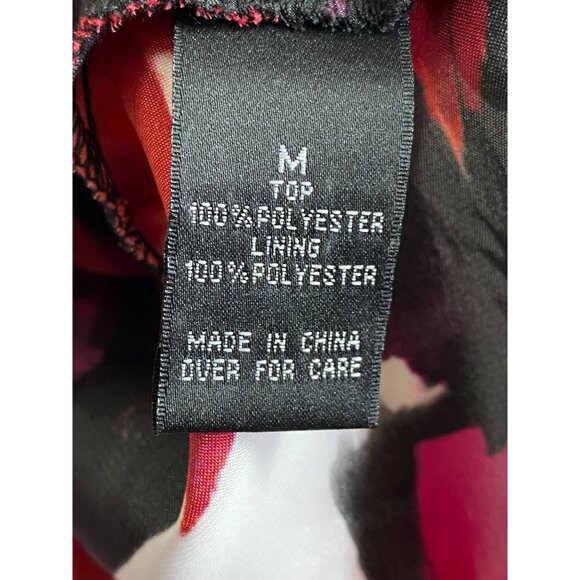 Y2K Babydoll Satin Sleeveless Top size Medium Empire Waist Chain Detail Iz Byer - Picture 4 of 16